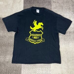 Vintage Against Me Gainesville Florida Rock Band T Shirt Mens Large Black 2006